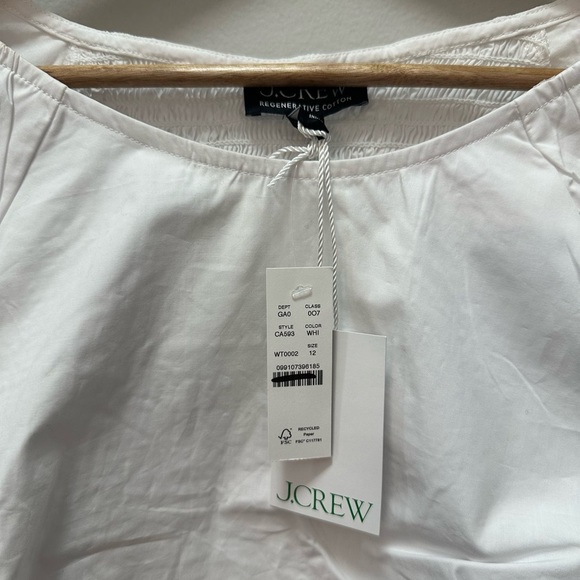 NWT! J.Crew Fitted puff-sleeve top. Size 12 - Picture 4 of 5